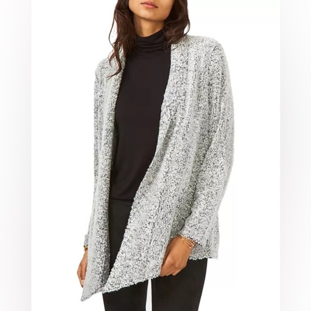 VINCE CAMUTO Boucle Open Front Cardigan Size Large NWOT